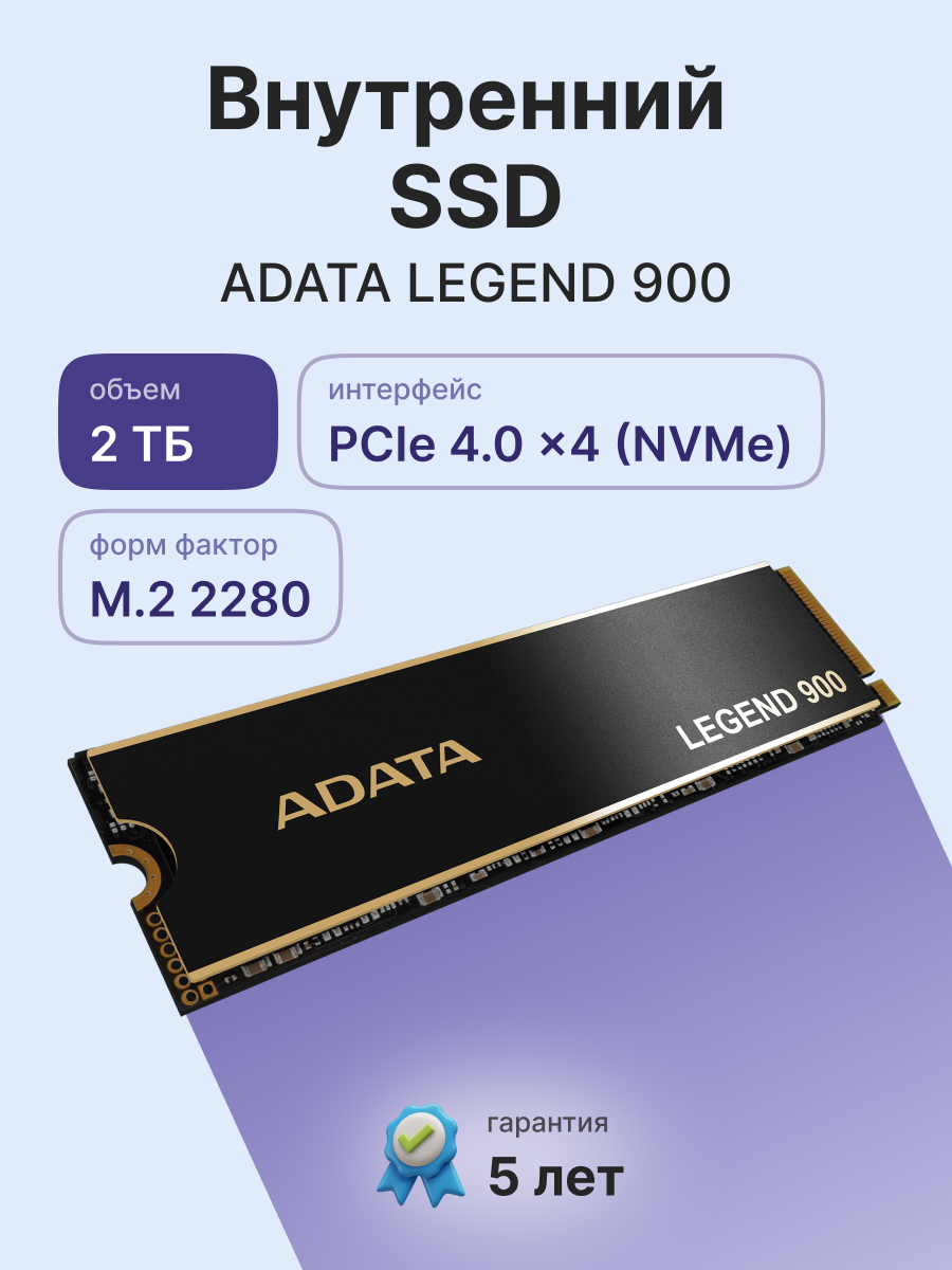 Твердотельный накопитель ADATA SSD LEGEND 900