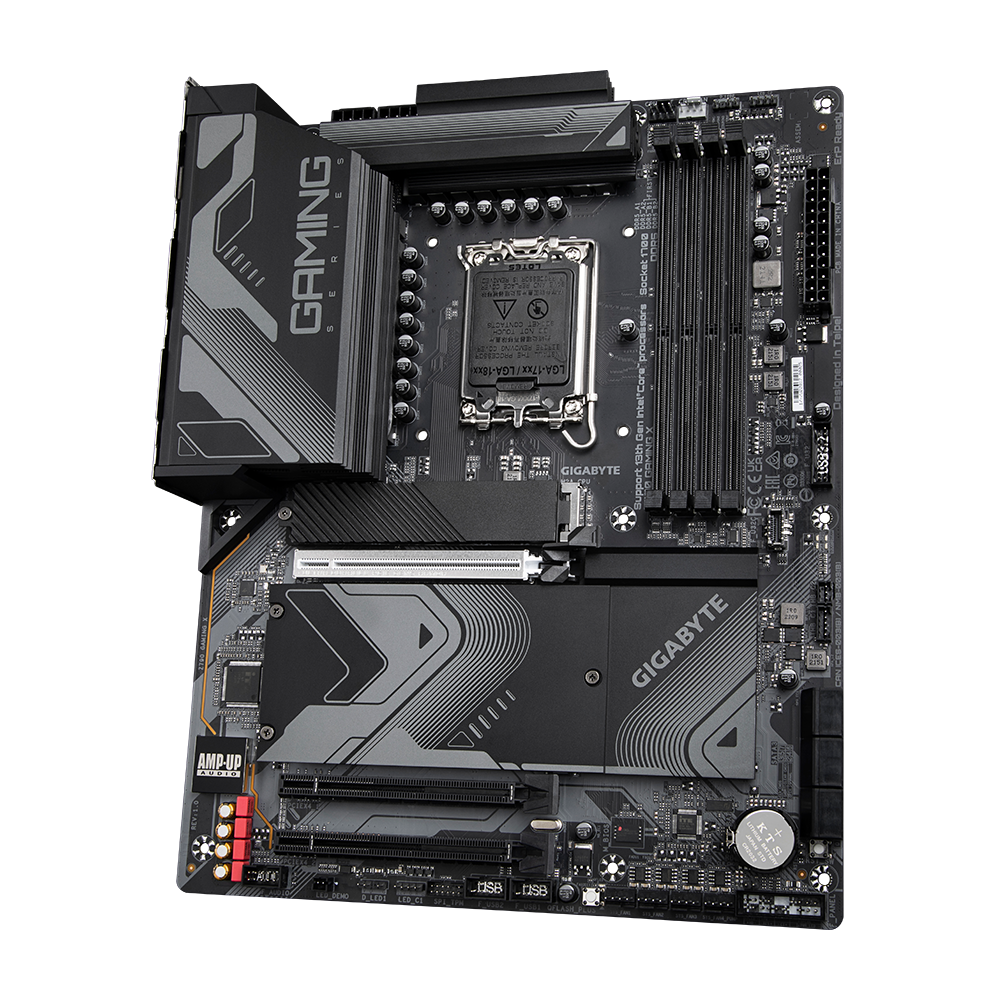 Материнская плата Gigabyte Z790 GAMING X Retail (Intel Z790, S-1700, ATX, 4xDDR5-7600*,  6xSATA600, 4xM.2, 3xPCIEx16, HDMI/DP)