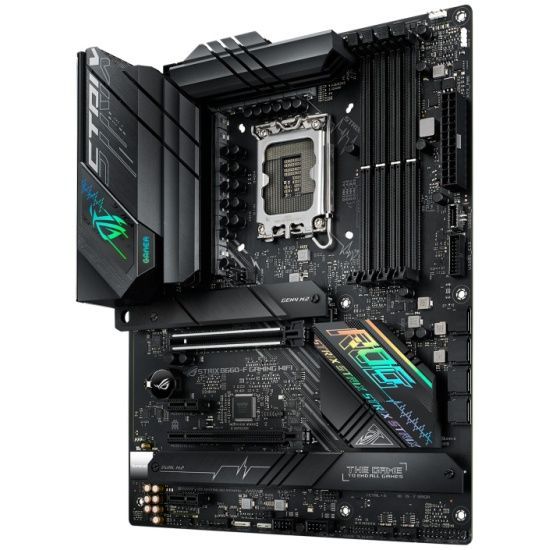 Материнская плата ASUS ROG STRIX B660-F GAMING WIFI Retail (Intel, B660, S - 1700, ATX, Dual channel DDR5-6000*, 4 slots, (до 128 GB), SATA: 4, SATA60