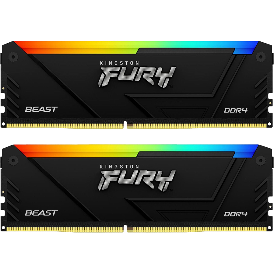 Память оперативная Kingston FURY Beast RGB (KF432C16BB12AK2/32WP)
