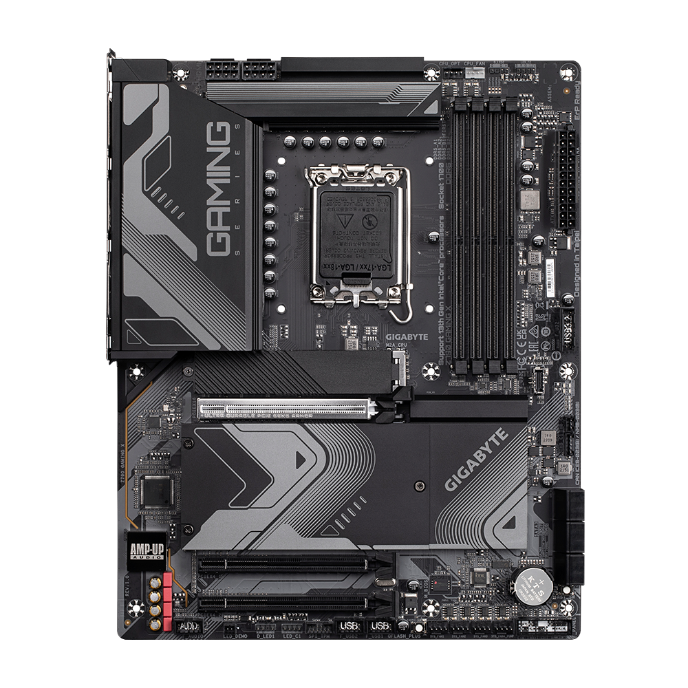 Материнская плата Gigabyte Z790 GAMING X Retail (Intel Z790, S-1700, ATX, 4xDDR5-7600*,  6xSATA600, 4xM.2, 3xPCIEx16, HDMI/DP)