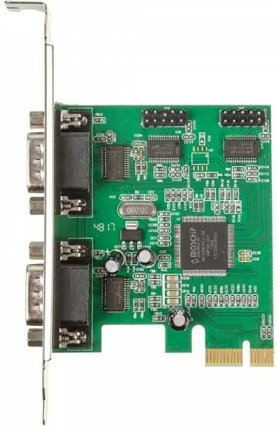 Контроллер мультипортовый ASIA PCIE 4S (PCI Express 1x, 4xCOM (MS9904)) [ ASIA PCIE 4S ] (Retail)