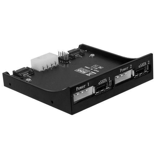 Контроллер Power e-SATA Sedna SE-FP-POESATA2 (3.5" отсек, 2xPower e-SATA/ 2xMolex)