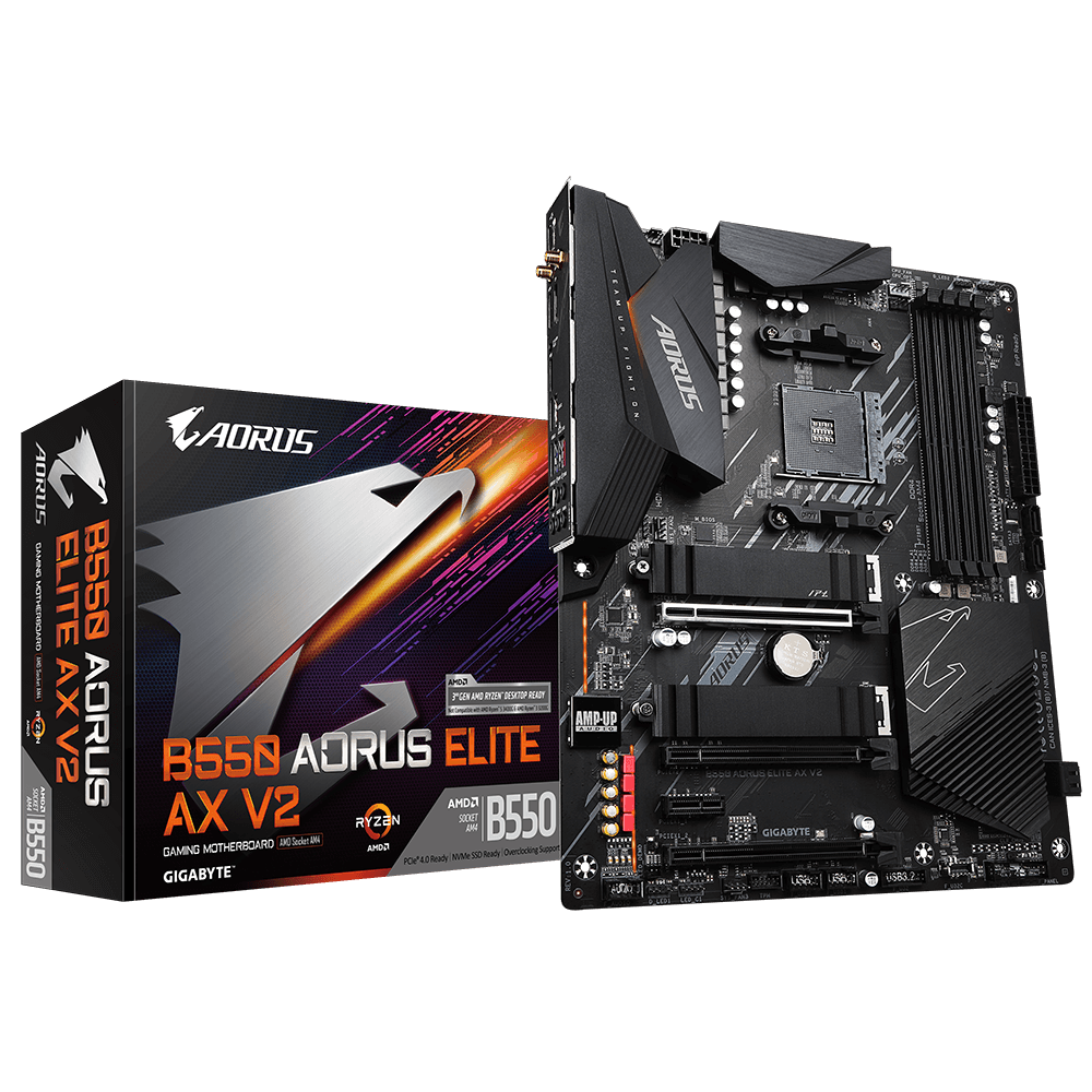 Материнская плата Gigabyte B550 AORUS ELITE AX V2